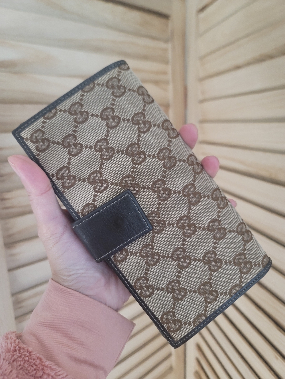 Gucci Long Wallet GG Canvas Leather Brown - Picture 2 of 13